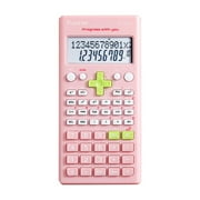 Gallickan Scientific Calculator, 2 Line Calculator Scientific Function Calculator for Students Caculator for Middle and High School Students College School Supplies, Pink